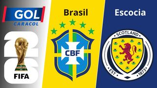 Señal GOL Caracol transmitió el partido Brasil vs. Escocia por TV señal abierta y Streaming Online