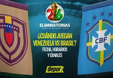 ¿Cuándo juegan Venezuela vs. Brasil por la fecha 11 de las Eliminatorias 2026?