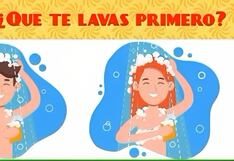 Observa qué tipo de persona eres según qué parte de tu cuerpo te lavas primero