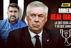 ¿En qué canal de TV ver Minera vs. Real Madrid y a qué hora lo transmiten?