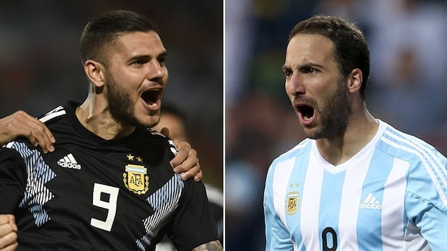 A Higuaín "se le pasó su hora": histórico de Argentina pide a Mauro Icardi como titular