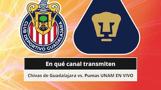 ¿En qué canal transmiten Chivas de Guadalajara vs. Pumas UNAM hoy por Liga MX 2026 en EE.UU. y México?