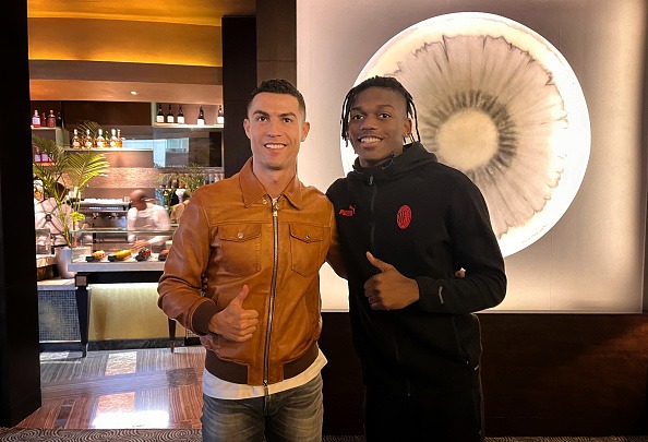 Cristiano Ronaldo y Rafael Leao coincidieron en el Mundial Qatar 2022, defendiendo a Portugal. (Foto: Getty Images)