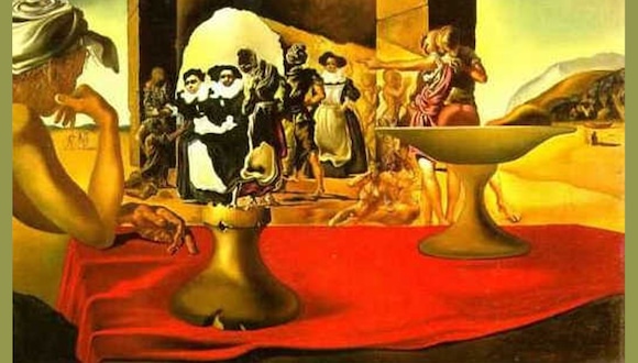 DESAFÍO VISUAL | En esta imagen, un hombre está escondido en el mercado a plena vista. ¿Puedes encontrarlo en 9 segundos? | Salvador Dalí