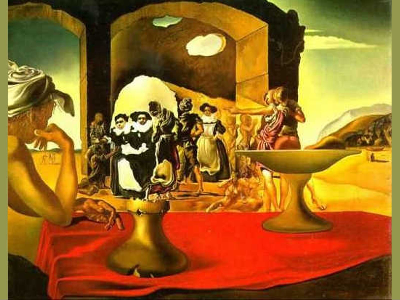 DESAFÍO VISUAL | En esta imagen, un hombre está escondido en el mercado a plena vista. ¿Puedes encontrarlo en 9 segundos? | Salvador Dalí