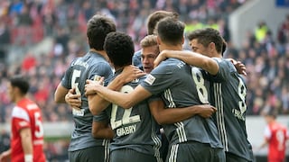 Bayern Múnich goleó 4-1 al Düsseldorf por la fecha 29 de Bundesliga en el Merkur Spiel-Arena