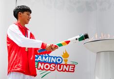 La antorcha de los Juegos Bolivarianos encendió su flama en Pauza, a los pies del Volcán Sara Sara