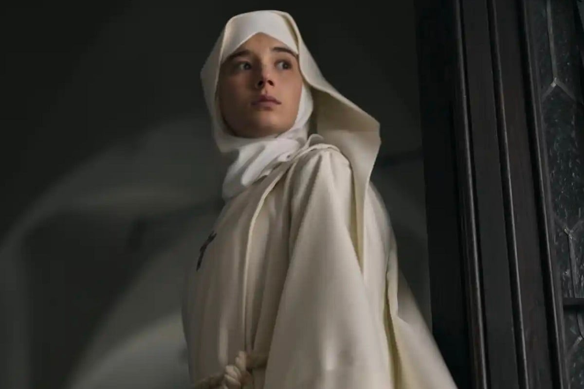 Aria Bedmar como Narcisa en la película española "Hermana Muerte" (Foto: Netflix)