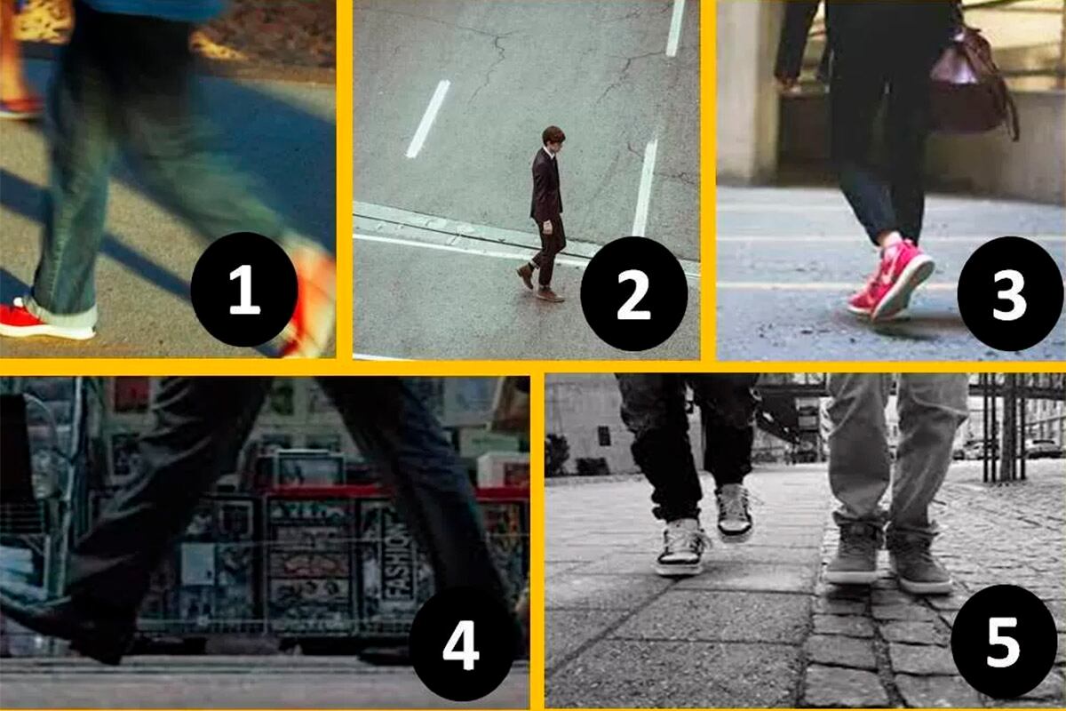 TEST DE PERSONALIDAD | Escoge cuál se parece más a tu forma caminar y conocer los resultados. | Foto: genial.guru