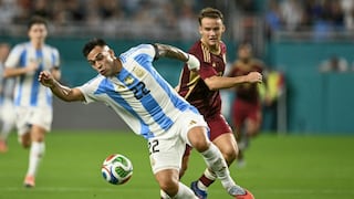 Resumen extendido, video y gol: Argentina ganó 1-0 a Venezuela en amistoso FIFA