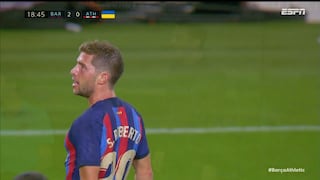 Llegó hasta el fondo: gol de Sergi Roberto para el 2-0 del Barcelona vs. Athletic Club