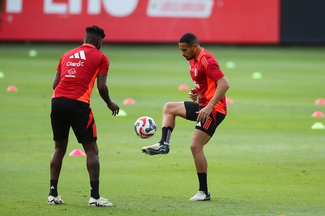 Así fueron los entrenamientos de la Selección Peruana. (Foto: Jesús Saucedo / GEC)