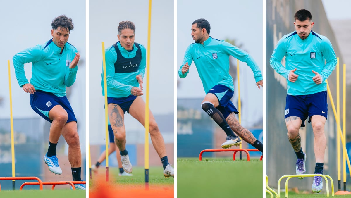 Archimbaud, Guerrero, Peña y Cantero entrenan con normalidad en EGB para enfrentar a Sporting Cristal | Foto: Alianza Lima