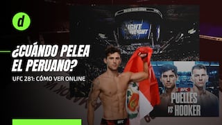 UFC Fight Night 281: apuestas, horarios y canales TV para ver la pelea del peruano Puelles vs. Hooker
