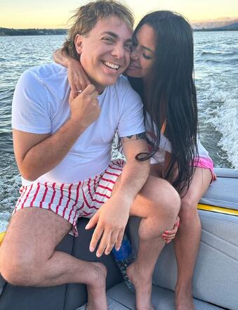 Pese a estar pocos meses, los famosos tuvieron una relación muy intensa (Foto: Cristian Castro / Instagram)