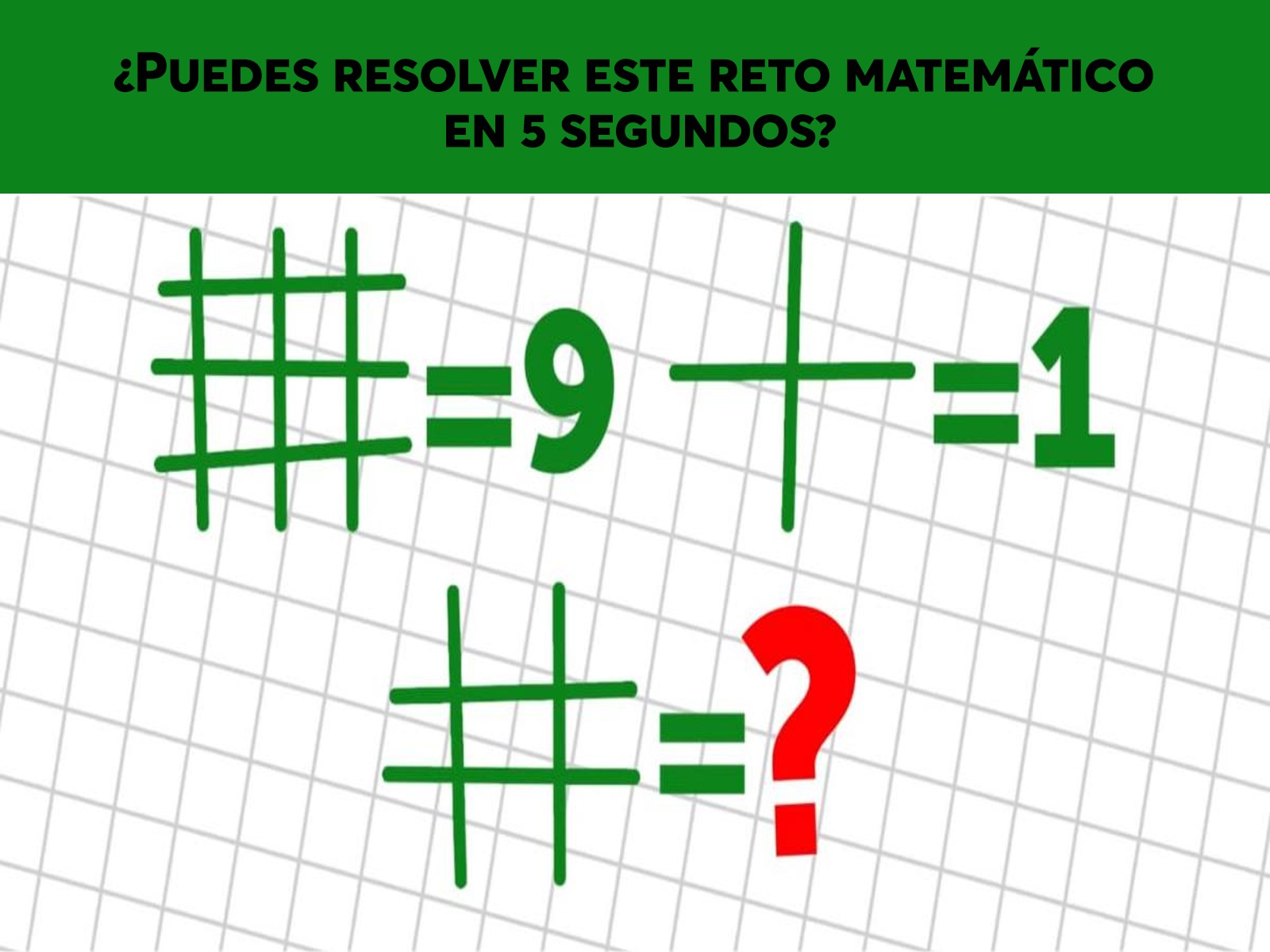 RETO MATEMÁTICO | Este acertijo de razonamiento ha dejado perplejos a la mayoría. ¿Podrás solucionarlo? | Genial.guru