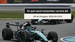 ¿En qué canal transmiten carrera del GP de Singapur 2026 por la Fórmula Uno en México, Estados Unidos y Argentina?