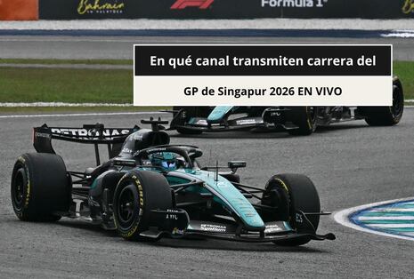 ¿En qué canal transmiten carrera del GP de Singapur 2026 por la Fórmula Uno en México, Estados Unidos y Argentina?