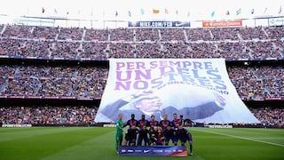 La emotiva despedida de los hinchas del Barcelona a Luis Enrique en el Camp Nou [VIDEO]