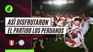 Así celebraron los hinchas la victoria de Perú desde el Circuito Mágico del Agua
