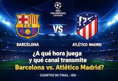 ¿A qué hora juega y qué canal transmite Barcelona vs. Atlético Madrid EN VIVO hoy por Champions League 2026 en México, EE.UU. y España? Canales TV