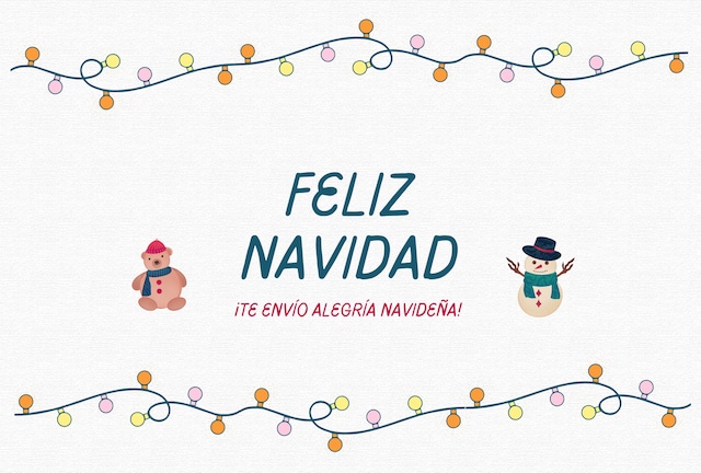 Feliz Navidad: ¡Te envío alegría navideña! | Crédito: Canva / Composición Depor