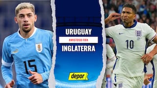Partido gratis, Uruguay vs. Inglaterra EN VIVO: ver online por AUF TV y ESPN