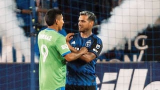 Amigos y rivales: la postal de Trauco y Ruidíaz en el San Jose vs. Seattle Sounders por la MLS