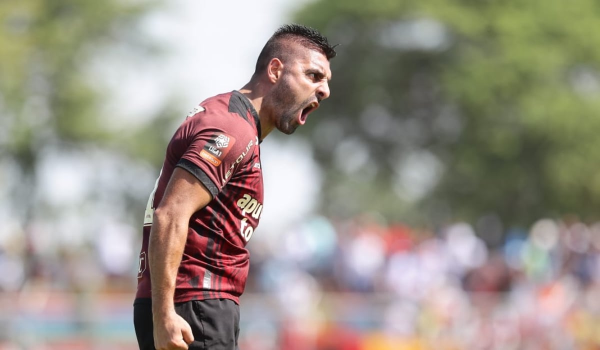 Luis Urruti marcó 11 goles con Universitario en el 2023. (Foto: Jesús Saucedo/Depor)