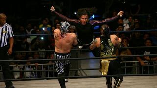Imperio Lucha Libre: los Hardy Boyz hicieron retumbar el Dibós con sus técnicas acrobáticas