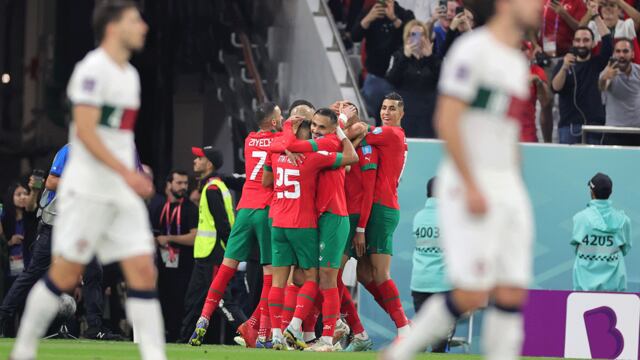 Otro golpe histórico: Marruecos eliminó a Portugal con 10 hombres y se metió a las ‘semis’ del Mundial