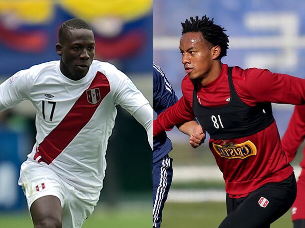 Luis Advíncula y André Carrillo son amigos y compañeros de la Selección Peruana. (Foto: AFP/Getty Images)