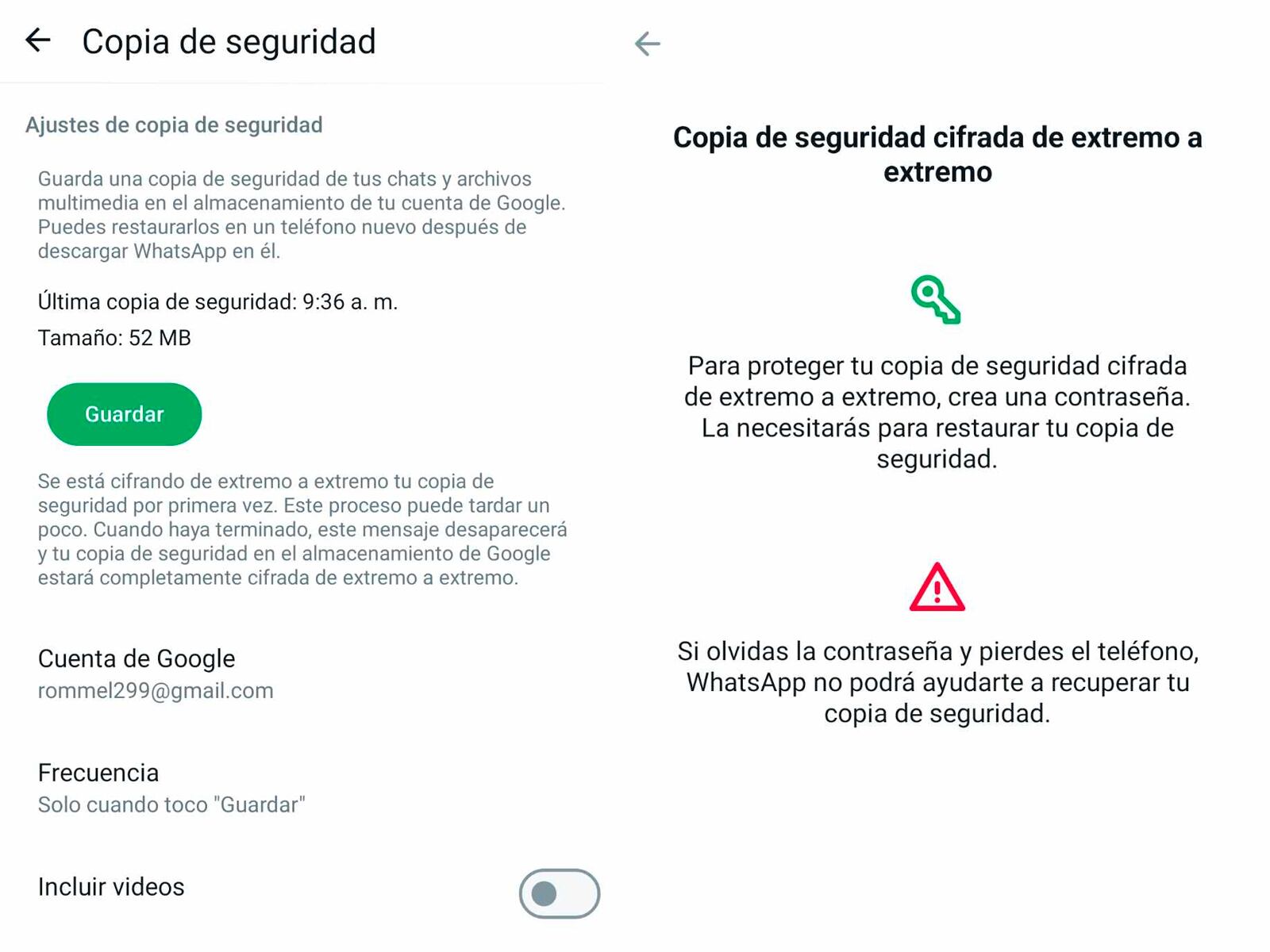 WHATSAPP | Estos son todos los pasos para poder proteger tu copia de seguridad por completo en WhatsApp. (Foto: MAG - Rommel Yupanqui)