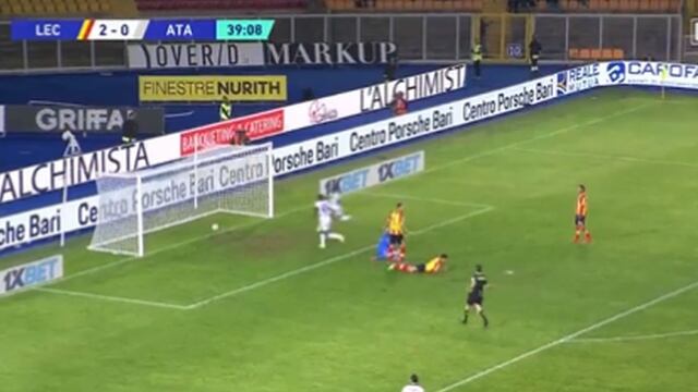 Es imparable: gol de Duván Zapata para el descuento del Atalanta vs. Lecce [VIDEO]