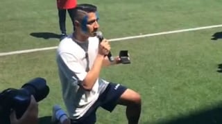 Youtube: Gianluca Lapadula y el día que pidió matrimonio a estadio lleno