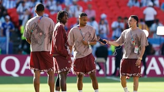 Ni la eliminación le quitó la alegría: Johan Manzambi se llevó la camiseta de Messi tras el Argentina vs. Suiza