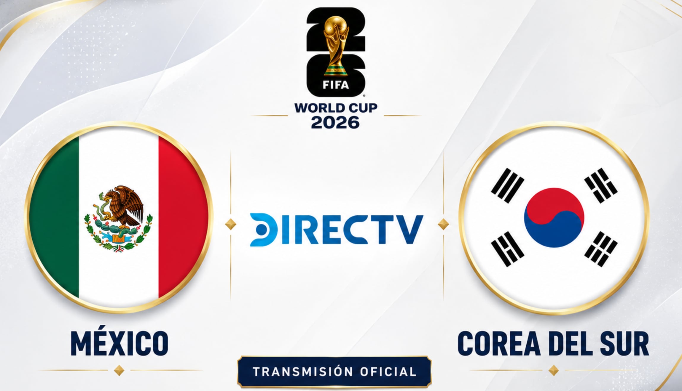 Señal de DIRECTV para ver la transmisión de México vs. Corea del Sur EN VIVO por la Jornada 2 del Mundial de Fútbol 2026, este jueves 18 de junio desde el Estadio Akron de Guadalajara. (Foto: Imagen creada por Depor utilizando la IA de Chat GPT)