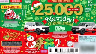 Navidad Extraordinaria de la Lotería de Boyacá EN VIVO: resultados del 24 de diciembre en Colombia