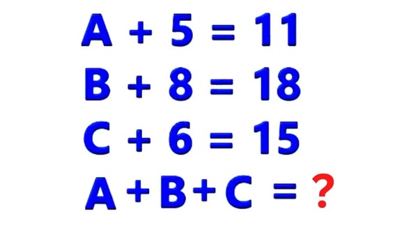 RETO MATEMÁTICO | Este enigma numérico desafía a mentes geniales a descifrar la fórmula oculta y hallar el valor de A+B+C. ¿Serás el genio que resuelve este desafío?
