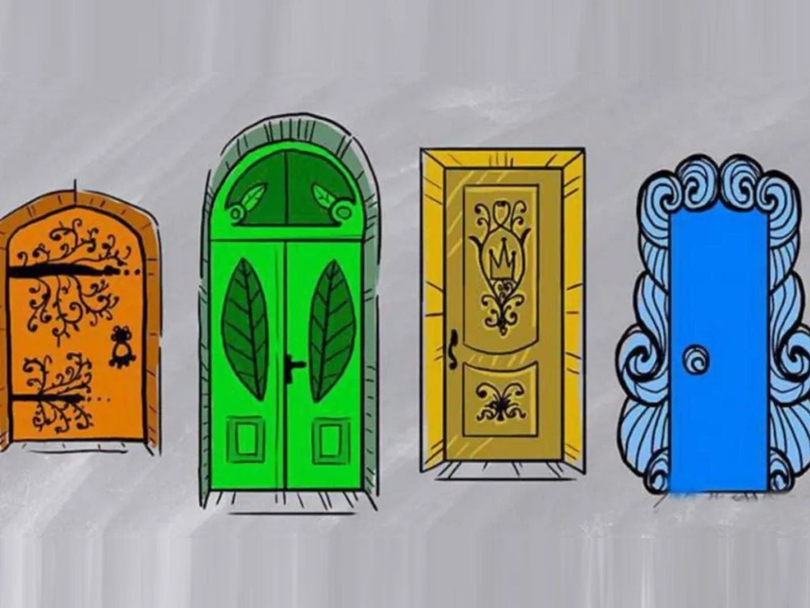 TEST VISUAL | En esta imagen puedes apreciar varias puertas. Debes elegir una. (Foto: namastest.net)