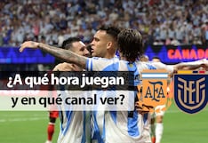 ¿A qué hora juega y en qué canales transmite Argentina vs. Ecuador por Copa América 2024?