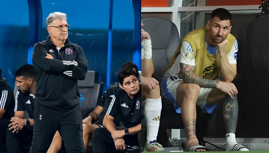 Gerardo Martino habló sobre la lesión de Lionel Messi. (Foto: Composición)