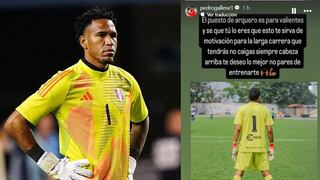 El ‘1’ de Perú lo respaldó: el mensaje de aliento de Pedro Gallese para el joven arquero de Comercio