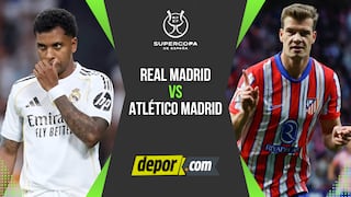 Dónde ver Real Madrid vs. Atlético de Madrid EN VIVO vía Canal 4 y DIRECTV por la Supercopa