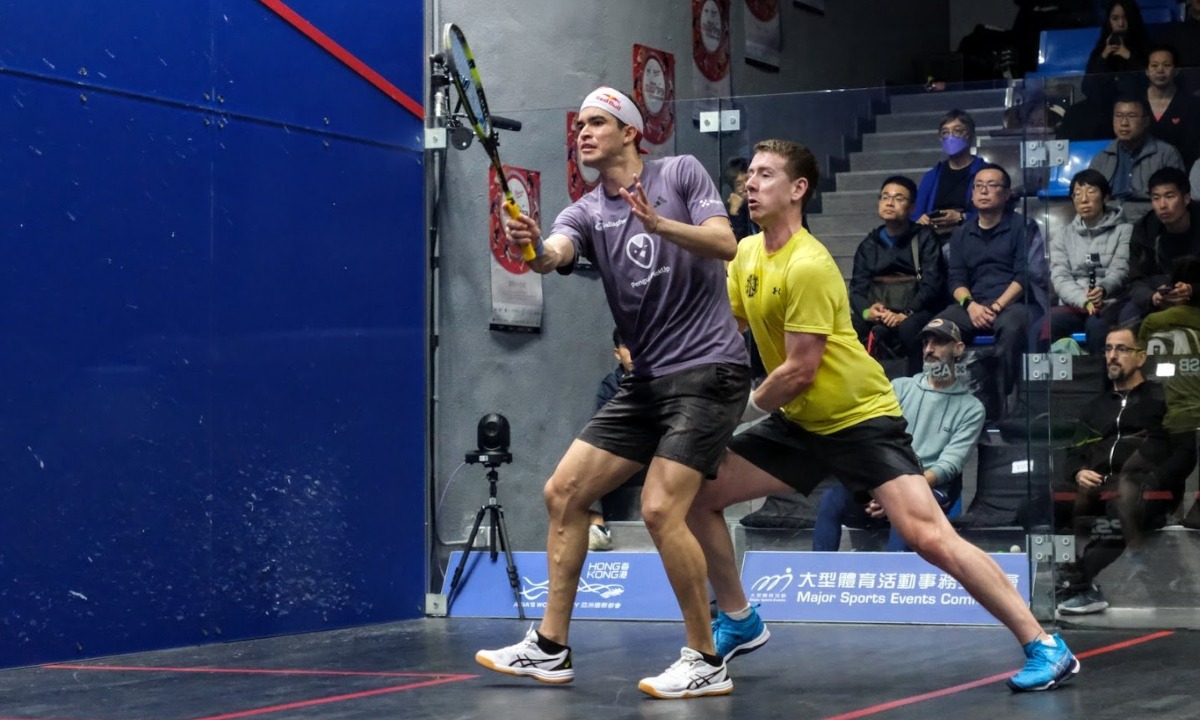 Diego Elías venció a Nathan Lake y avanzó en el Hong Kong Open. (Foto: HK Squash)