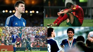 Los momentos más tristes de los grandes cracks del fútbol mundial