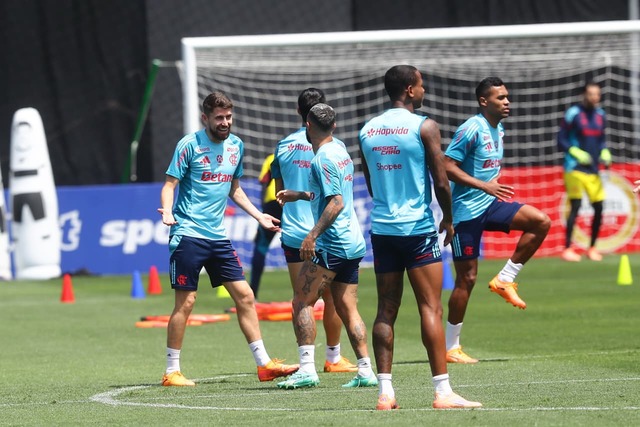 Flamengo ya entrena en la Videna con miras a la final de la Copa Libertadores. (Foto: Jesús Saucedo / Depor)