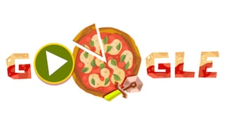 Tiene hasta su propio juego: Google le rinde homenaje a la pizza con un doodle interactivo
