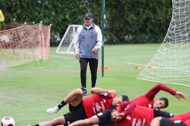 La Selección Peruana completó su tercer día de entrenamiento en la Videna. (Foto: Jesús Saucedo / GEC)