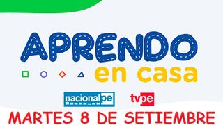 Aprendo en casa EN VIVO por TV Perú y Radio Nacional: conoce la programación de HOY martes 8 de setiembre 